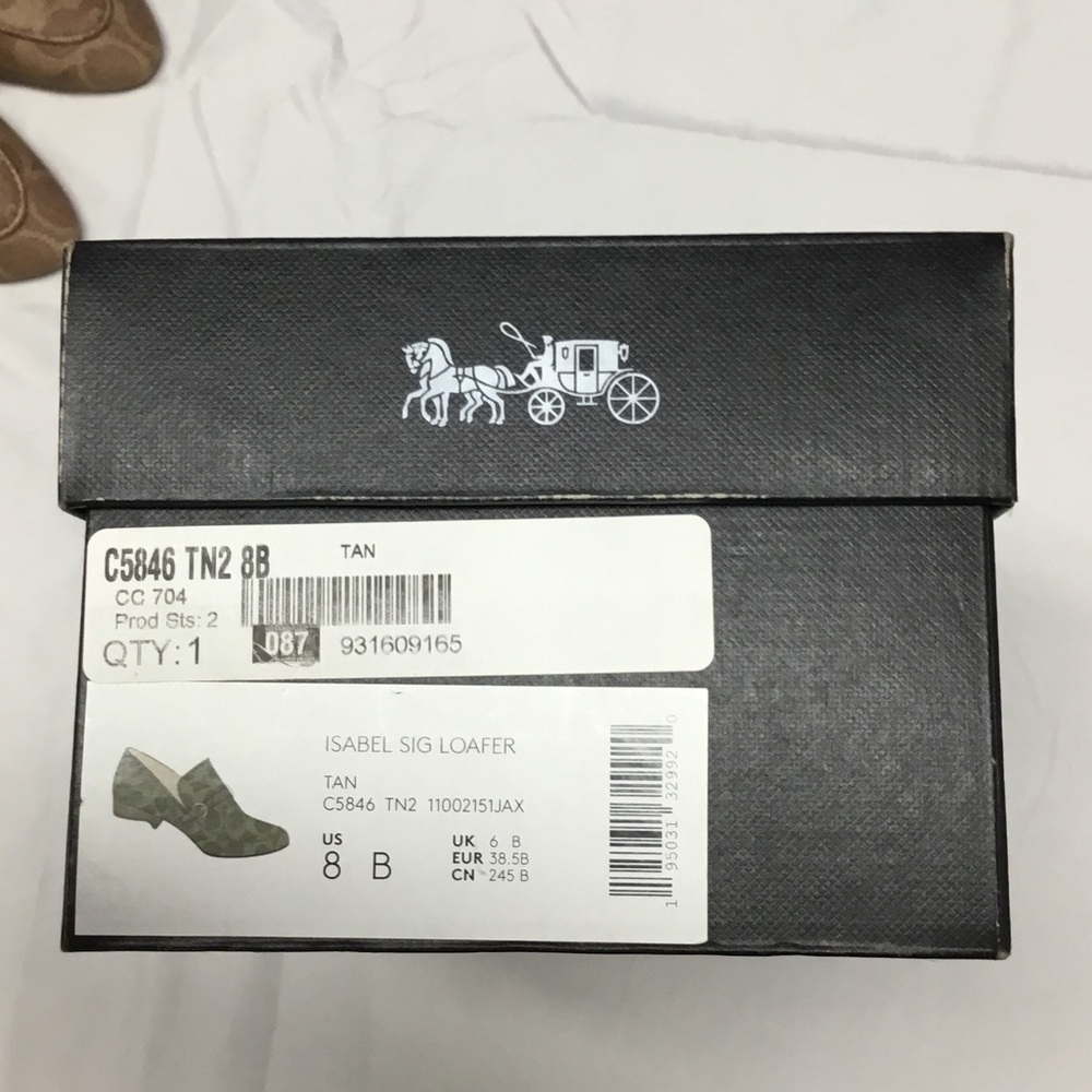 Coach Women's Isabel Brown Signature Loafers | Loafers | NIB - Picture 3 of 6